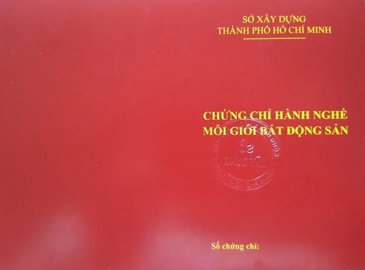 Thủ tục cấp mới chứng chỉ hành nghề môi giới bất động sản 2026