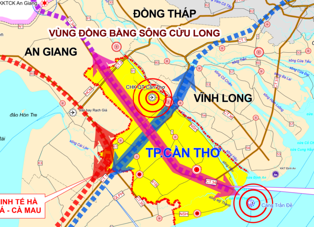 Cao tốc trục dọc và trục ngang Đồng bằng sông Cửu Long đang được triển khai ra sao?