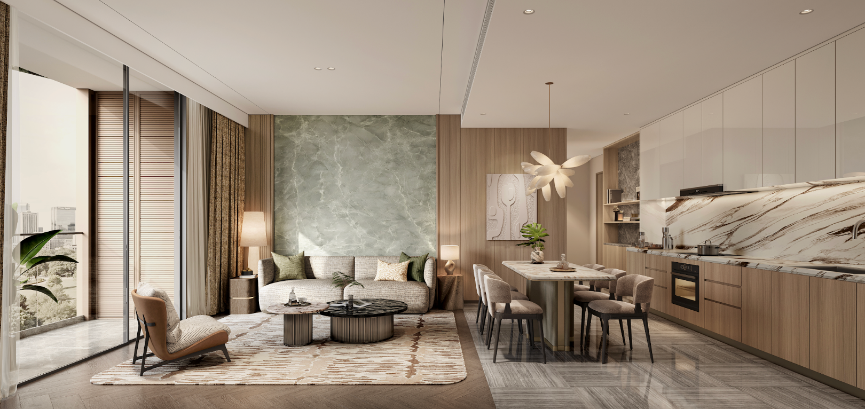 Căn hộ 3 phòng ngủ The Magnolia: Khi không gian sống trở thành dấu ấn của bản sắc