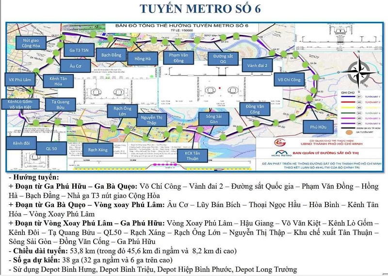 TP.HCM chuẩn bị đầu tư 4 tuyến metro