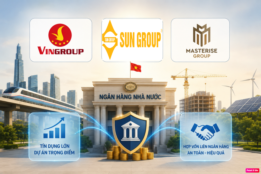 Ngân hàng Nhà nước: Cấp tín dụng cho các dự án lớn của Vingroup, Sungroup và hàng không Masterise