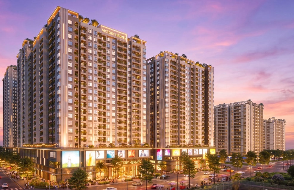 Victory Hermes: tháp căn hộ thuộc Victory Heights - The Win City