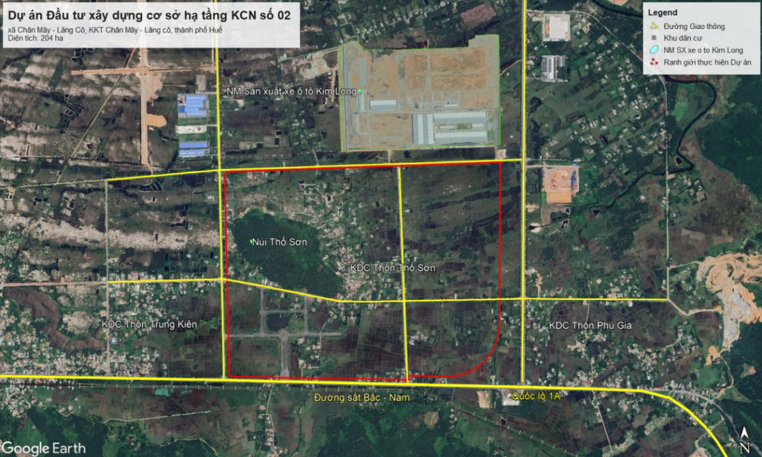 Khu công nghiệp số 02 tại Khu kinh tế Chân Mây - Lăng Cô Huế