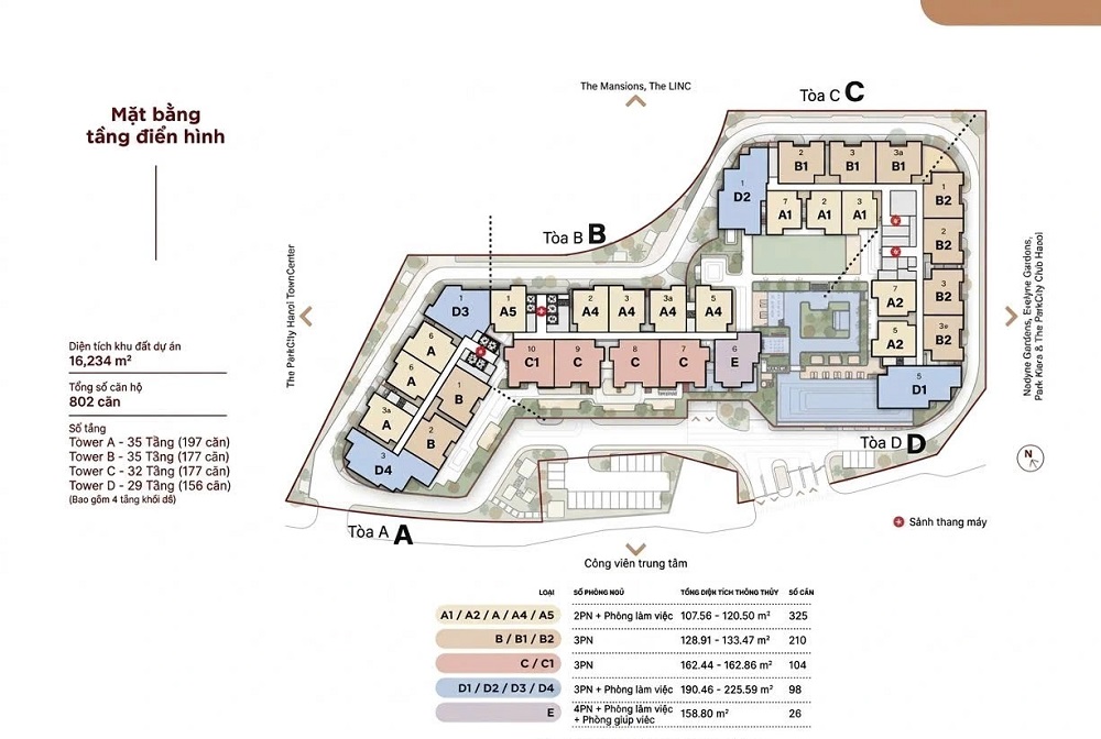 Le Parc Place: Dự án căn hộ thuộc ParkCity Hanoi- Ảnh 2. Le Parc Place: Dự án căn hộ thuộc ParkCity Hanoi- Ảnh 2.
