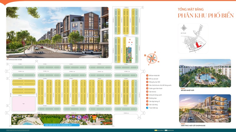 Phố Biển: Phân khu thấp tầng tại Vinhomes Ocean Park 3 Hưng Yên