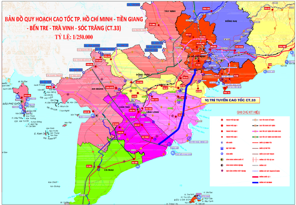Cao tốc CT.33 TP.HCM - Tiền Giang - Bến Tre - Trà Vinh - Sóc Trăng có chuyển động mới- Ảnh 1.