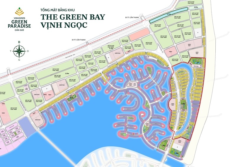Vịnh Ngọc: Phân khu thương mại - nghỉ dưỡng tại Vinhomes Green Paradise Cần Giờ