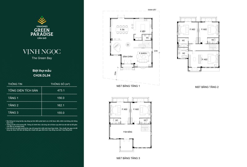 Vịnh Ngọc: Phân khu thương mại - nghỉ dưỡng tại Vinhomes Green Paradise Cần Giờ