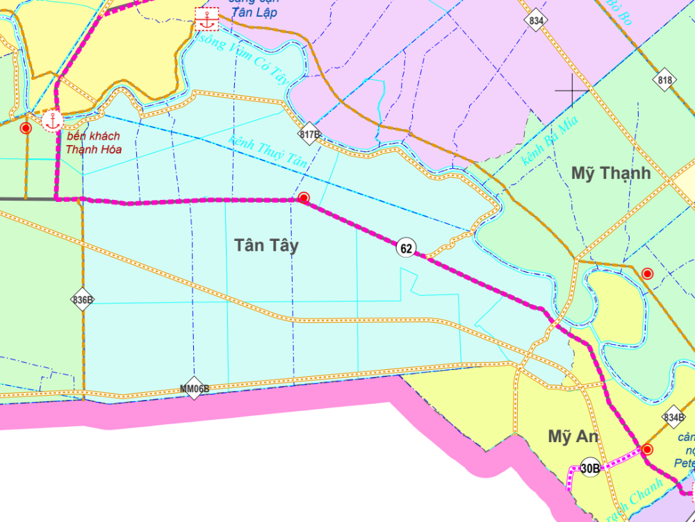 Tuyến đường mới hơn 62km song hành Quốc lộ 62 đi qua 9 phường, xã nào của Tây Ninh?