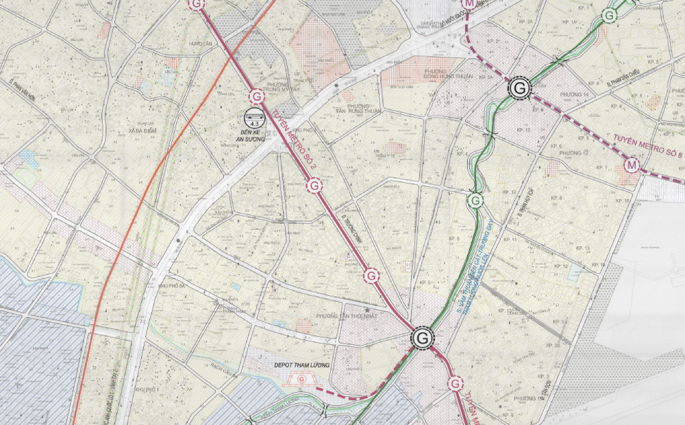 Tiến độ mới dự án metro số 2 Bến Thành - Tham Lương