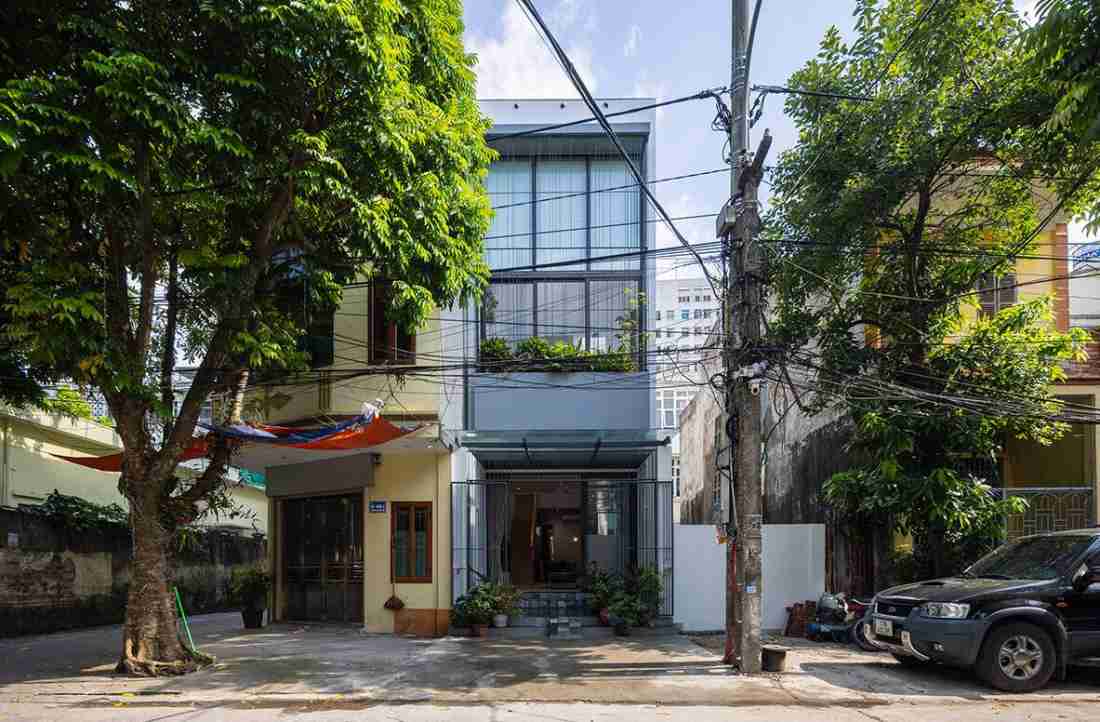 Giải pháp lệch tầng cho nhà phố đa thế hệ Hà Nội Khi khoảng trống kết nối tình thân
