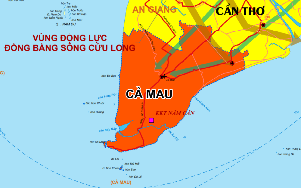 Cà Mau được định hướng trở thành trung tâm kinh tế biển, năng lượng và logistics- Ảnh 1.