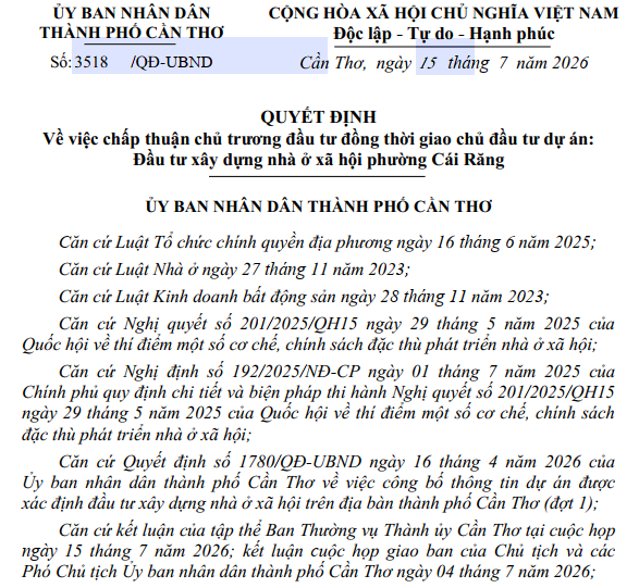 Thành phố duy nhất ĐBSCL sắp có thêm gần 3.300 căn nhà ở xã hội- Ảnh 1.
