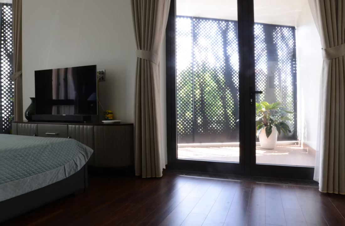 Vuông hóa góc xéo: Lời giải cho nhà phố trên đất phi đối xứng tại Bắc Giang- Ảnh 10. Vuông hóa góc xéo: Lời giải cho nhà phố trên đất phi đối xứng tại Bắc Giang- Ảnh 10.