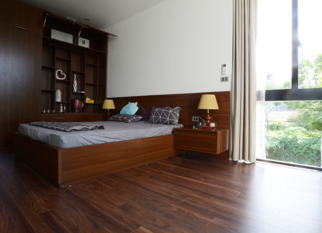 Vuông hóa góc xéo: Lời giải cho nhà phố trên đất phi đối xứng tại Bắc Giang- Ảnh 11. Vuông hóa góc xéo: Lời giải cho nhà phố trên đất phi đối xứng tại Bắc Giang- Ảnh 11.