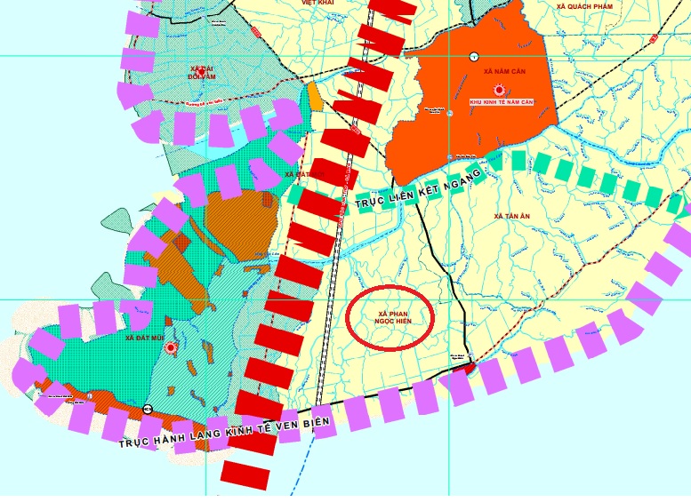 Tỉnh có 3 mặt giáp biển quy hoach đô thị 23.700ha là trung tâm hành chính - dịch vụ - thương mại ven biển