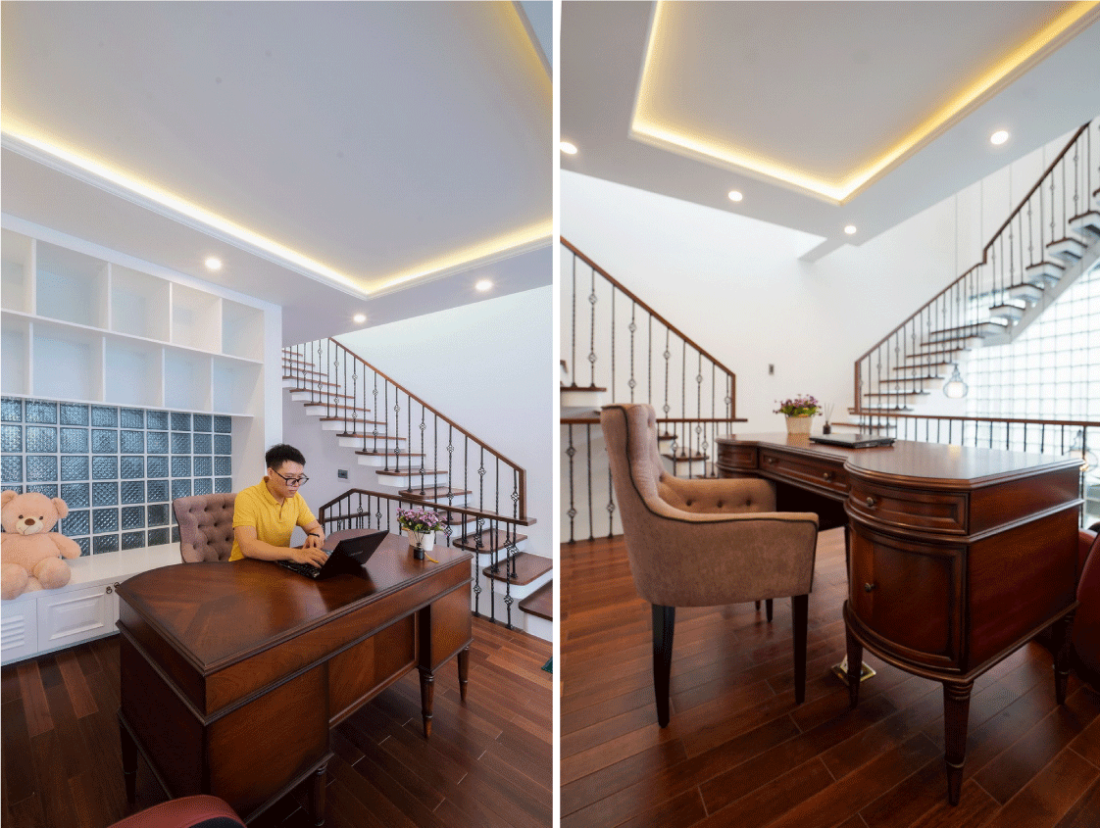 Gạch kính cản nắng hướng Tây cho nhà ống Đà Nẵng đậm chất Indochine- Ảnh 11. Gạch kính cản nắng hướng Tây cho nhà ống Đà Nẵng đậm chất Indochine- Ảnh 11.