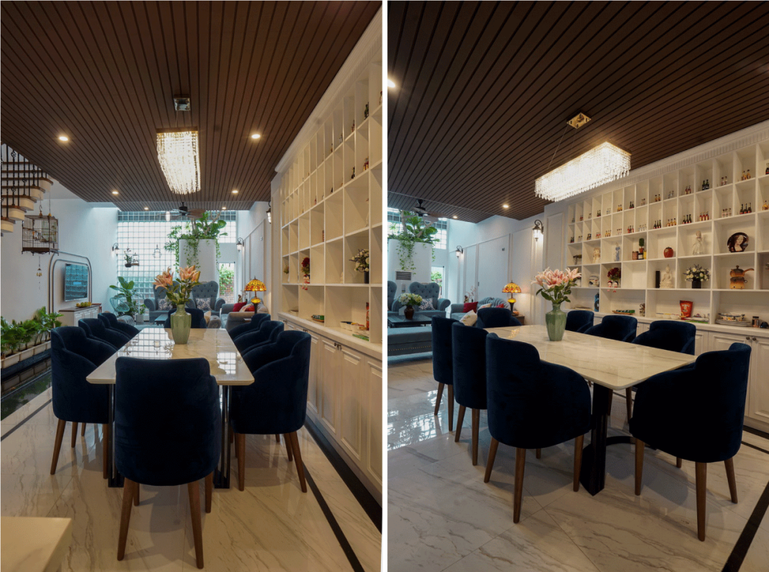 Gạch kính cản nắng hướng Tây cho nhà ống Đà Nẵng đậm chất Indochine- Ảnh 6. Gạch kính cản nắng hướng Tây cho nhà ống Đà Nẵng đậm chất Indochine- Ảnh 6.