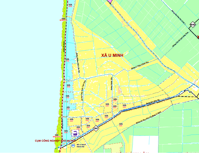 Cà Mau quy hoach chung xã U Minh hơn 14.400ha