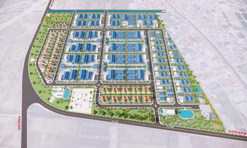 Ninh Bình khởi công cụm công nghiệp gần 700 tỷ đồng rộng hơn 57 ha