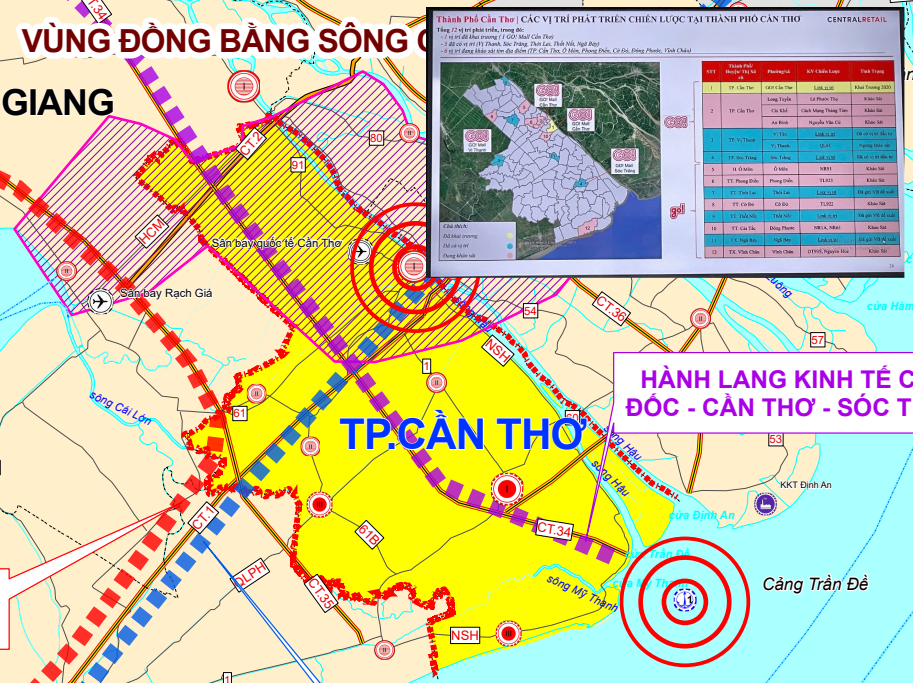 Cần Thơ sắp có thêm loạt siêu thị GO!, hé lộ 4 vị trí tại Thới Lai, Thốt Nốt, Ngã Bảy, Sóc Trăng được ưu tiên