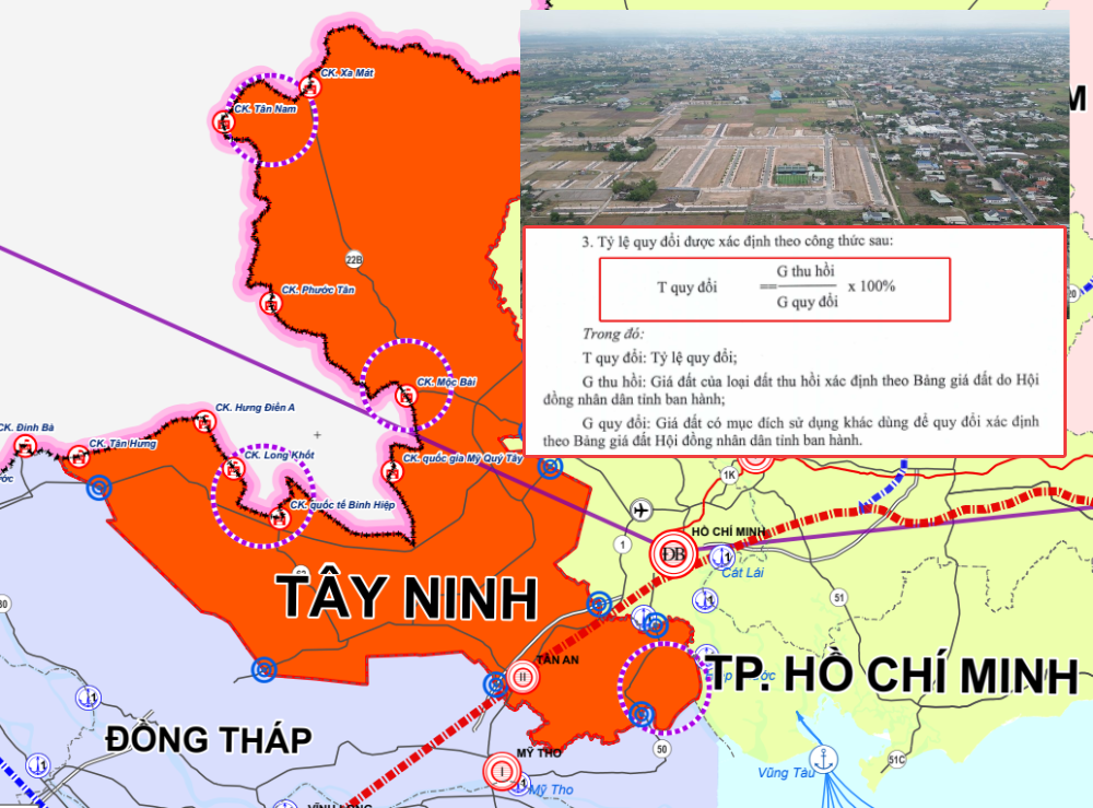 Thu hồi đất tại Tây Ninh: Loạt mức bồi thường, hỗ trợ mới người dân cần biết