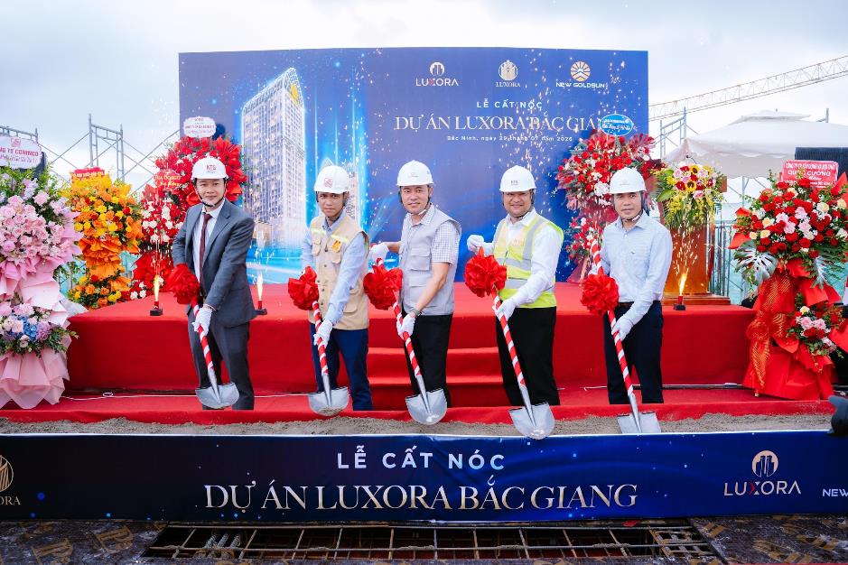 Chính thức cất nóc dự án Luxora Bắc Giang