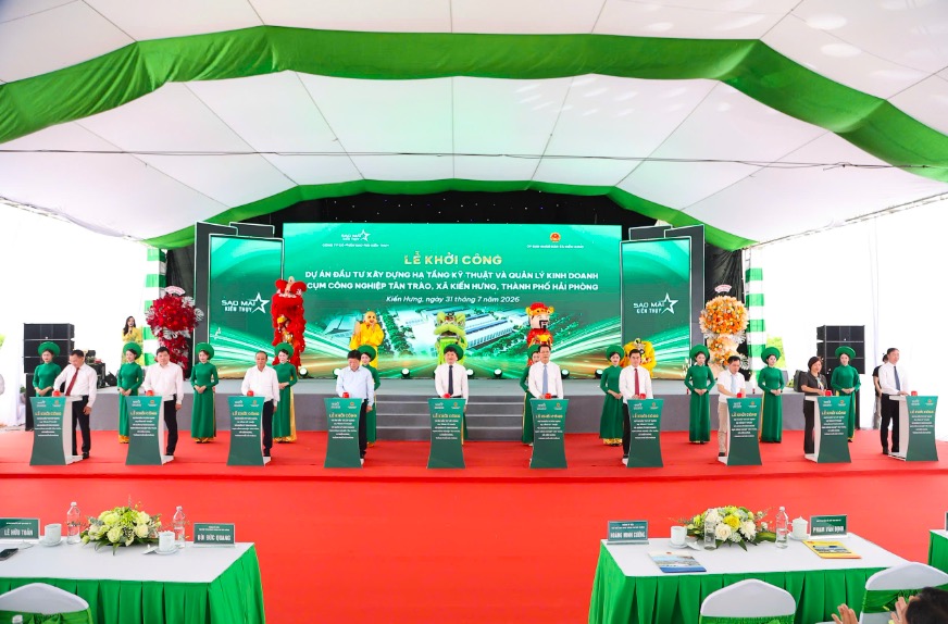 Hải Phòng khởi công cụm công nghiệp gần 50 ha trị giá gần 700 tỷ