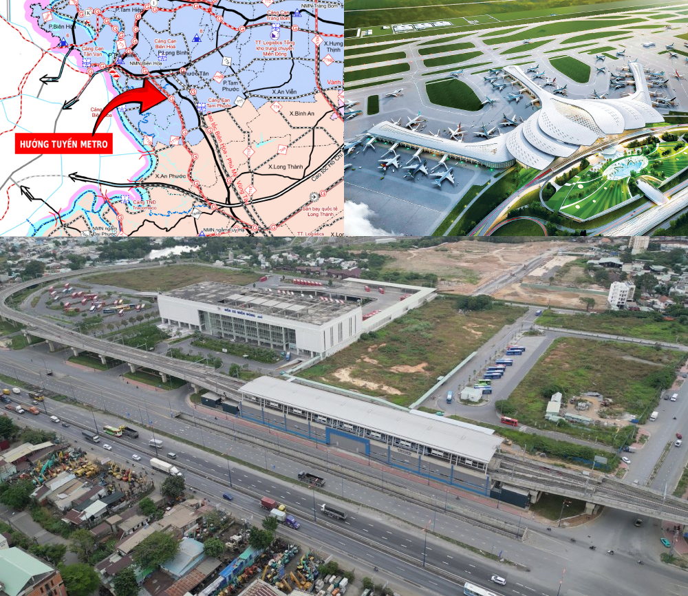 Làm metro 44km đến sân bay Long Thành: Đồng Nai quy hoạch các vị trí phát triển TOD, chuẩn bị quỹ đất đối ứng