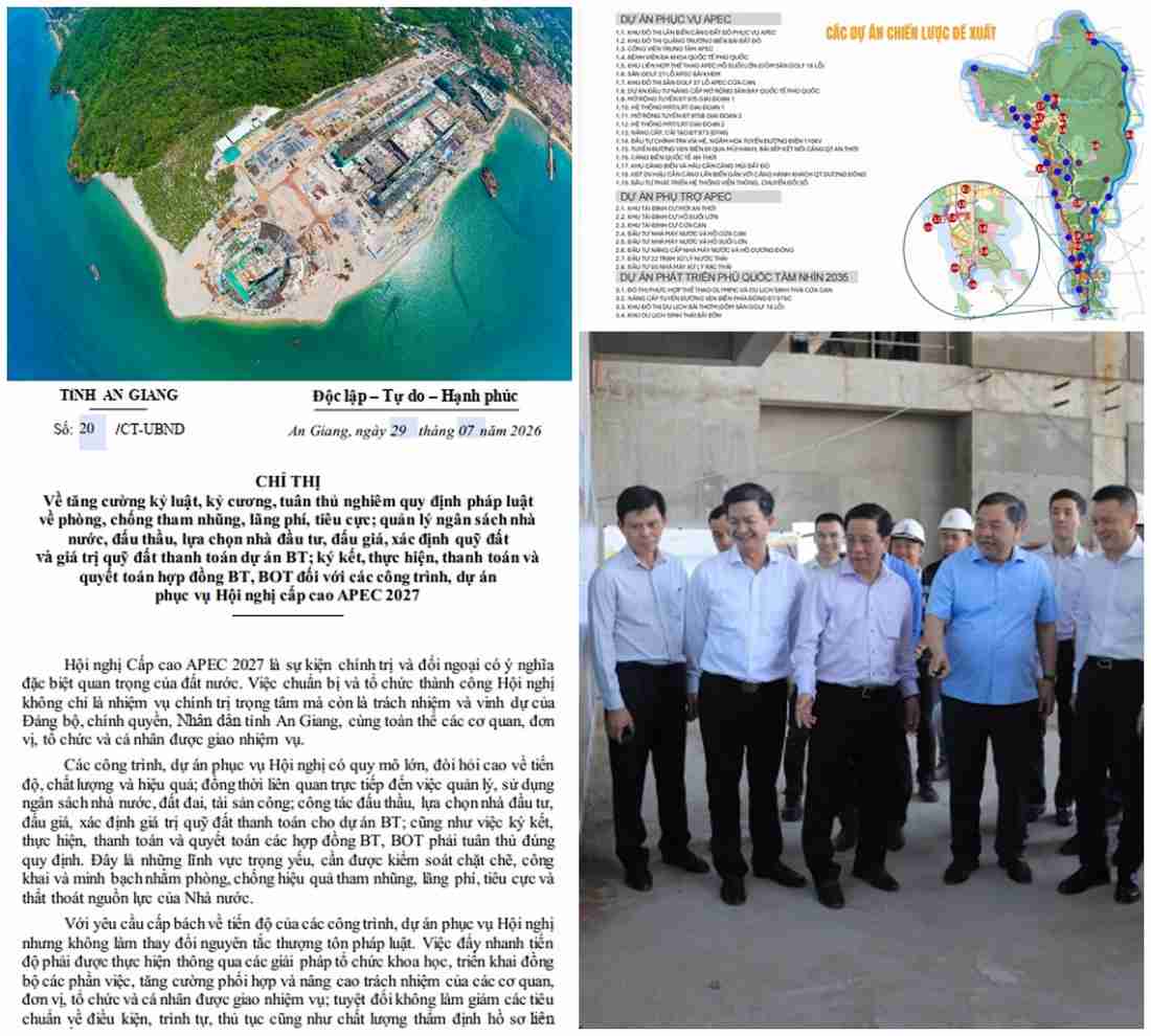 Chủ tịch tỉnh An Giang: Không lấy lý do tiến độ để vi phạm đấu thầu, định giá đất, thanh toán BT/BOT