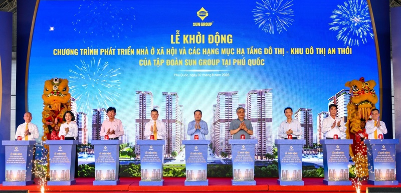 Sun Group đầu tư gần 50.000 nhà ở xã hội, nhà ở cho thuê tại Phú Quốc