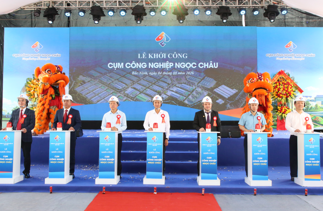 Bắc Ninh khởi công cụm công nghiệp gần 1.000 tỷ đồng