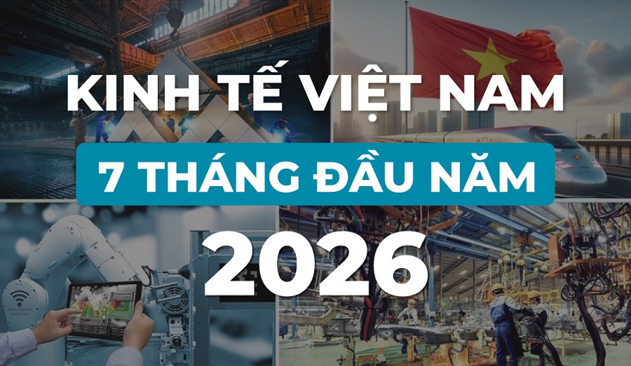 Kinh tế Việt Nam 7 tháng đầu năm 2026