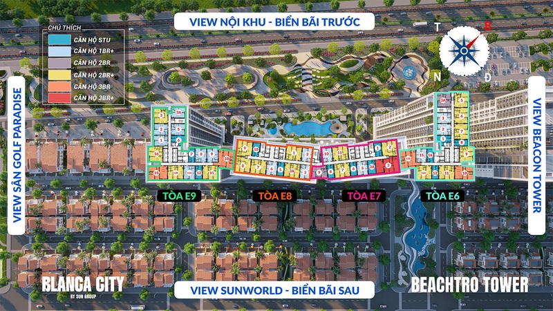 Beachtro Tower: Phân khu căn hộ biển thuộc Blanca City- Ảnh 2. Beachtro Tower: Phân khu căn hộ biển thuộc Blanca City- Ảnh 2.