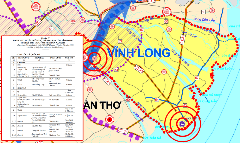 Hạ tầng Vĩnh Long 2026 nóng lên với 100 danh mục dự án đang triển khai: 166km đường và 45 cầu sắp về đích