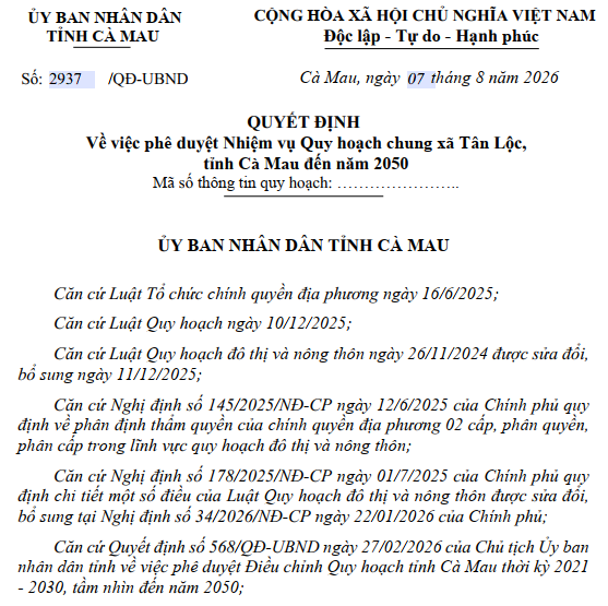 Cà Mau quy hoạch khu vực gần 10.000ha giáp trung tâm Cà Mau, dân số 50.000 người- Ảnh 2. Cà Mau quy hoạch khu vực gần 10.000ha giáp trung tâm Cà Mau, dân số 50.000 người- Ảnh 2.