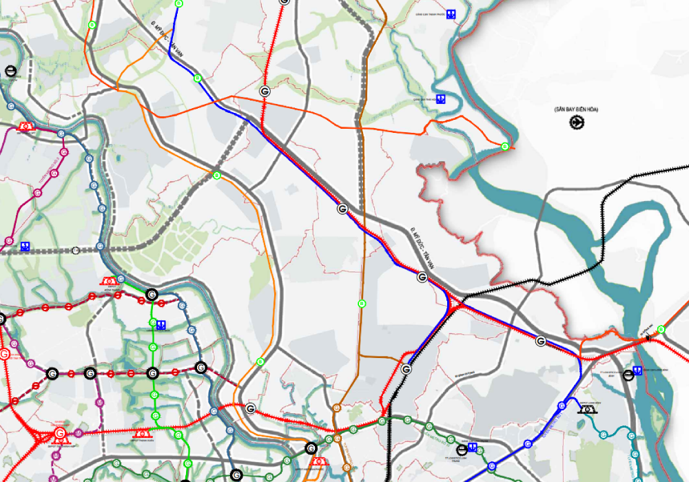 Tuyến metro 31,6km Thành phố mới Bình Dương - Suối Tiên đang được lấy ý kiến người dân