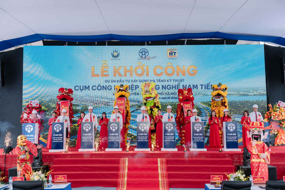 Hà Nội khởi công cụm công nghiệp làng nghề hơn 623 tỷ đồng