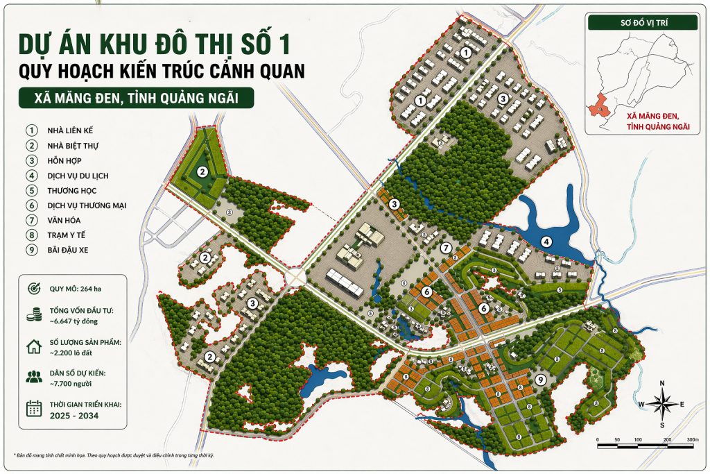 Quảng Ngãi chạy nước rút giao đất cho khu đô thị 264ha ở Măng Đen, vốn hơn 6.700 tỷ đồng