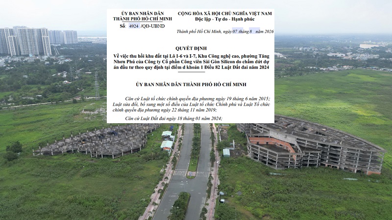 TP.HCM thu hồi hơn 51ha “đất vàng”, khép lại dự án treo 11 năm
