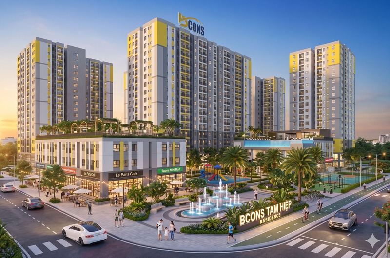 Bcons Central Park: Dự án căn hộ tại Đồng Nai