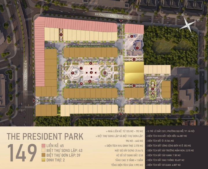 The President Park: Dự án nhà phố, biệt thự tại Hà Nội- Ảnh 2. The President Park: Dự án nhà phố, biệt thự tại Hà Nội- Ảnh 2.