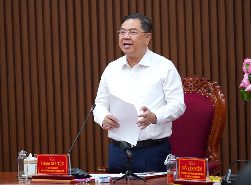 Phó Thủ tướng: Quảng Ngãi tạo động lực tăng trưởng từ Dung Quất, cao tốc, cảng biển và hàng không