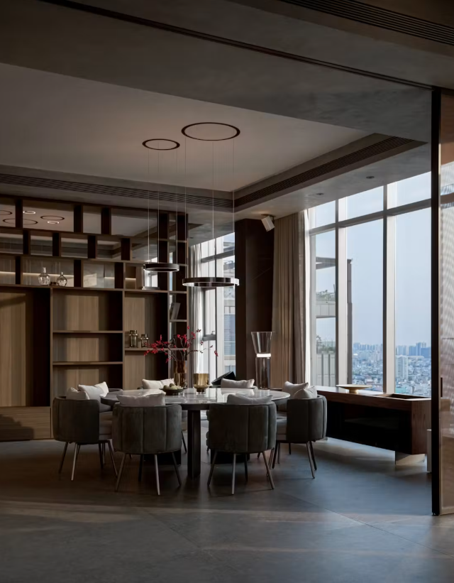 Penthouse hướng sông Sài Gòn: Phong cách nghỉ dưỡng và sự chuyển tiếp không gian vô hình- Ảnh 7. Penthouse hướng sông Sài Gòn: Phong cách nghỉ dưỡng và sự chuyển tiếp không gian vô hình- Ảnh 7.