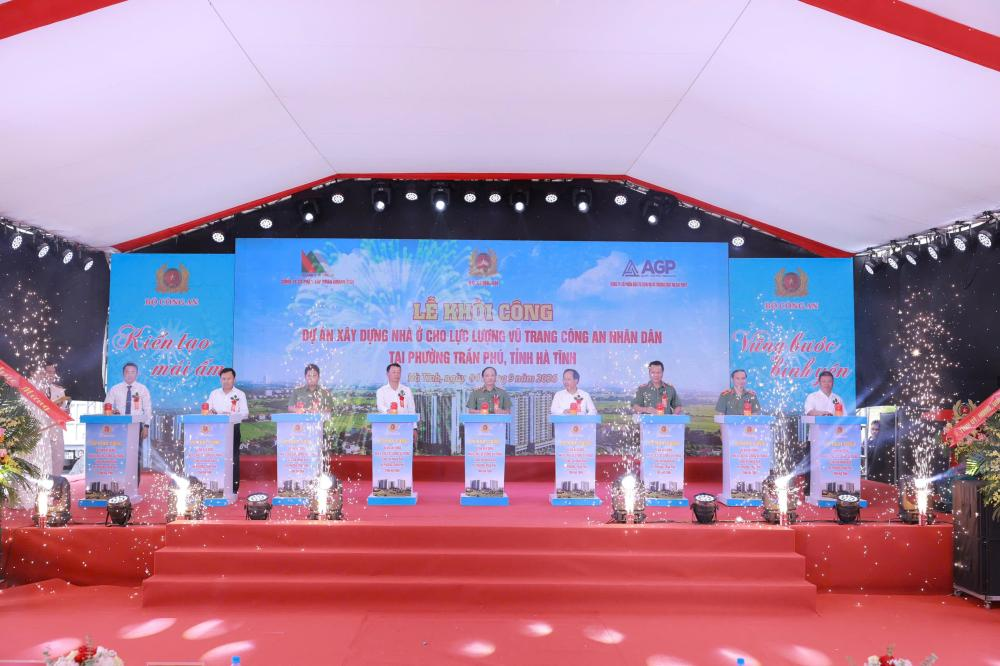 Hà Tĩnh khởi công hơn 1.000 căn hộ dành cho lực lượng CAND