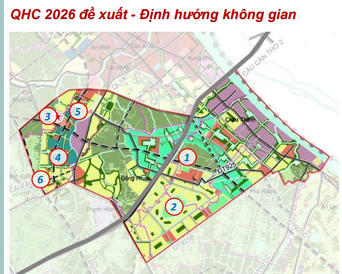 Hé lộ trung tâm mới Cần Thơ với khu Olympic 3.400ha, khu đô thị 2.900ha, đô thị đại học 400ha, đô thị TOD 100ha