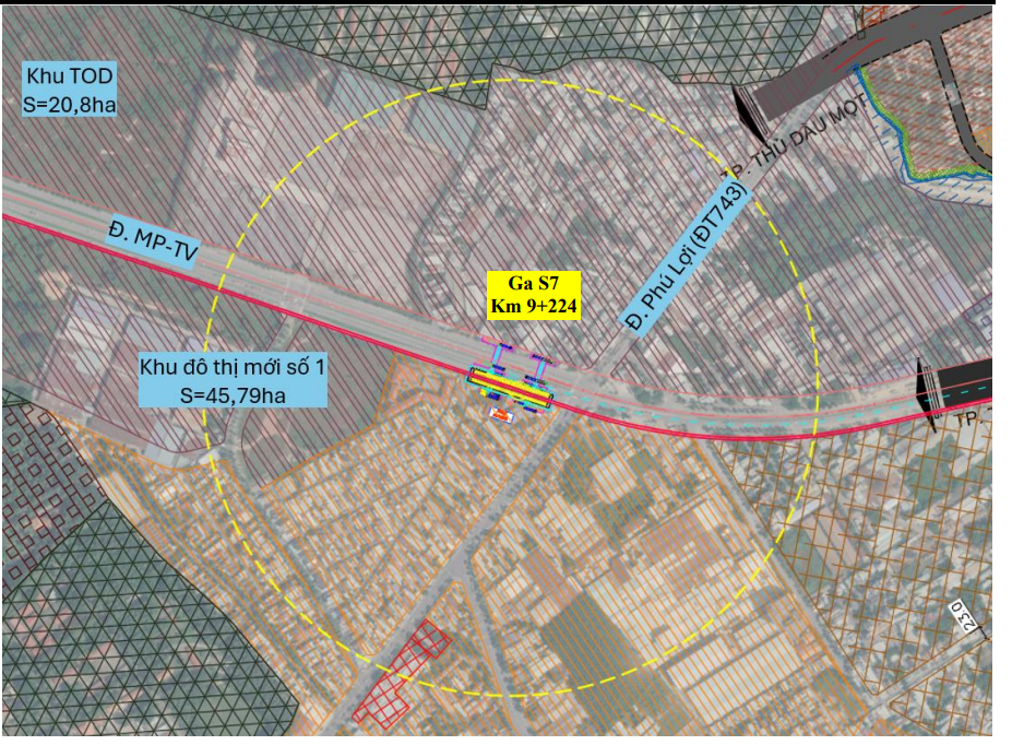 Metro thành phố mới Bình Dương - Suối Tiên dài 30,66km: 19 nhà ga sẽ nằm ở đâu?