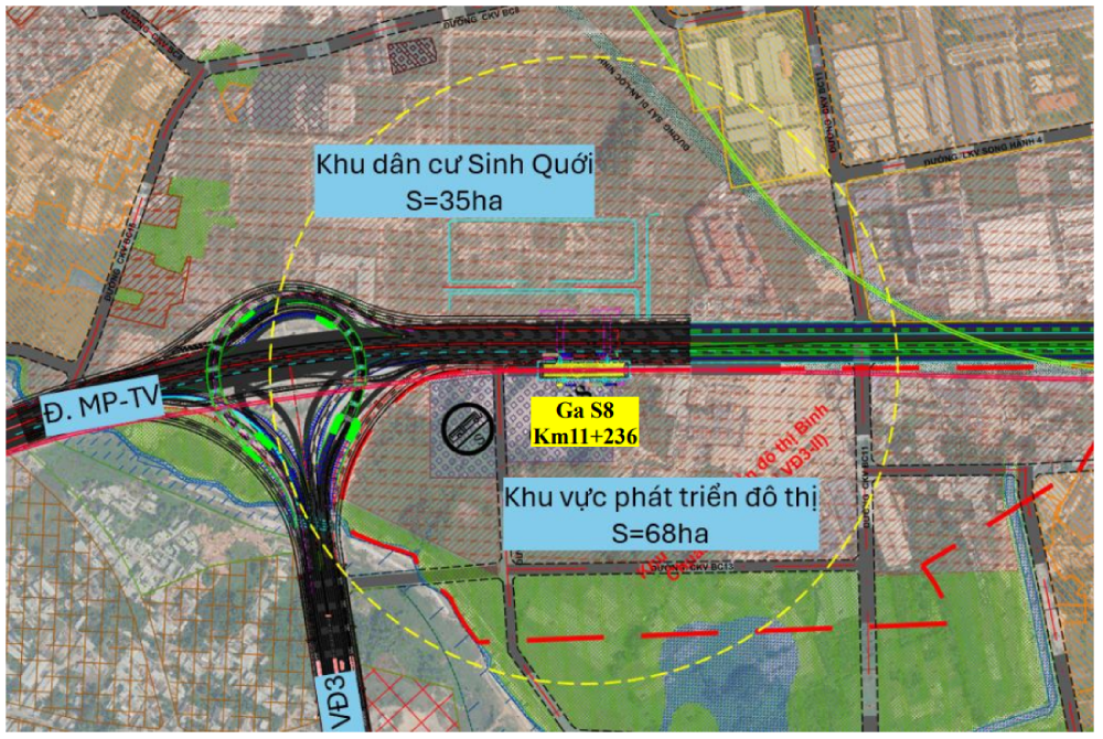 Metro thành phố mới Bình Dương - Suối Tiên dài 30,66km: 19 nhà ga sẽ nằm ở đâu?