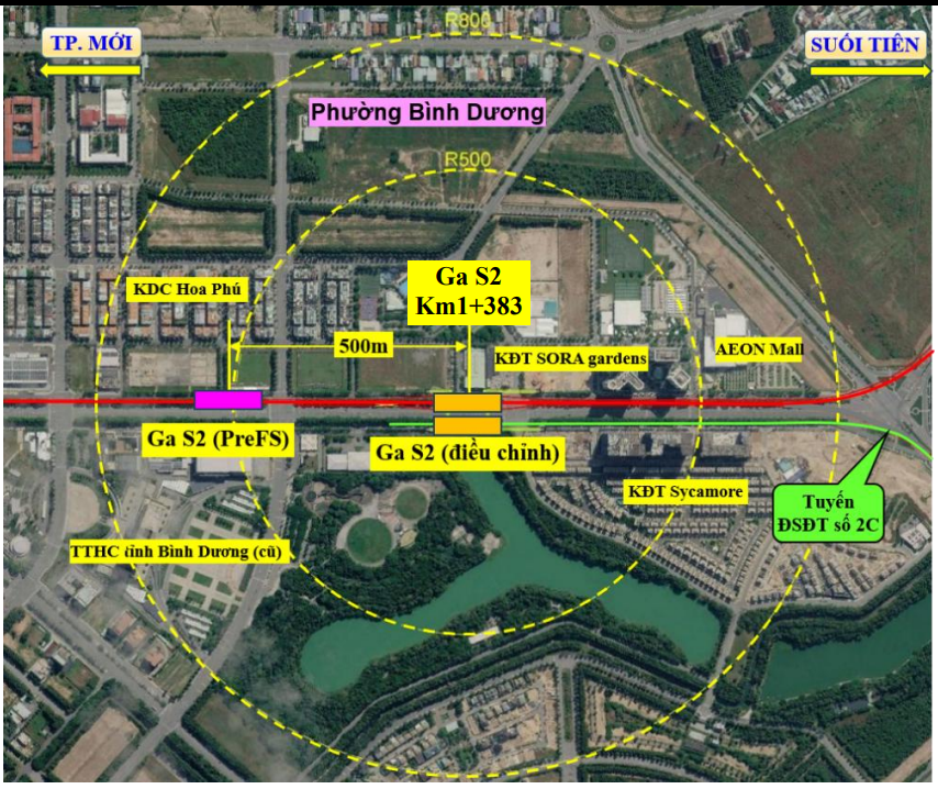 Metro thành phố mới Bình Dương - Suối Tiên dài 30,66km: 19 nhà ga sẽ nằm ở đâu?