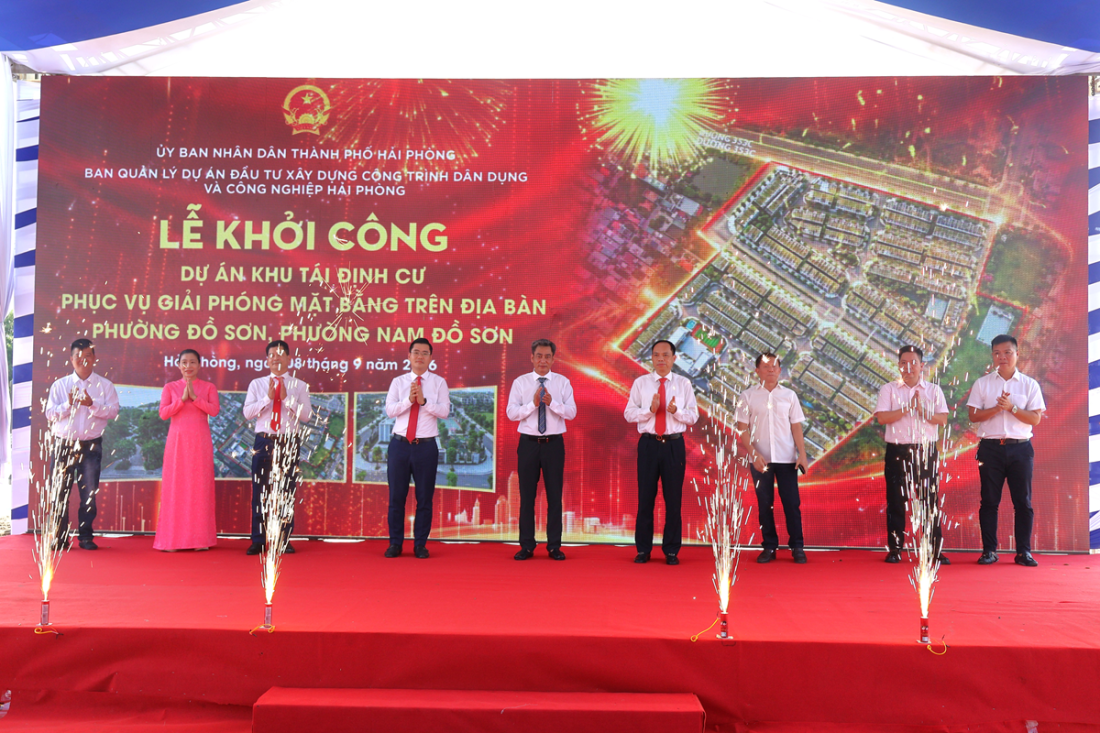 Hải Phòng khởi công khu tái định cư gần 17ha, vốn đầu tư hơn 456 tỷ đồng